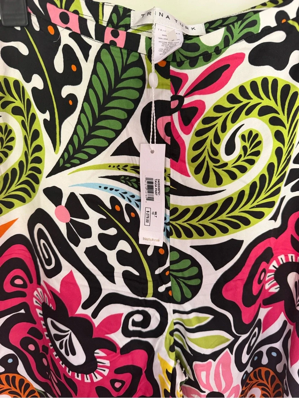 NWT Trina Turk Tania wide leg pant - Picture 5 of 6